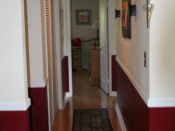 Beautiful wood floors and chairrails
