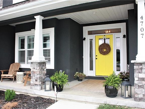 Welcoming front porch