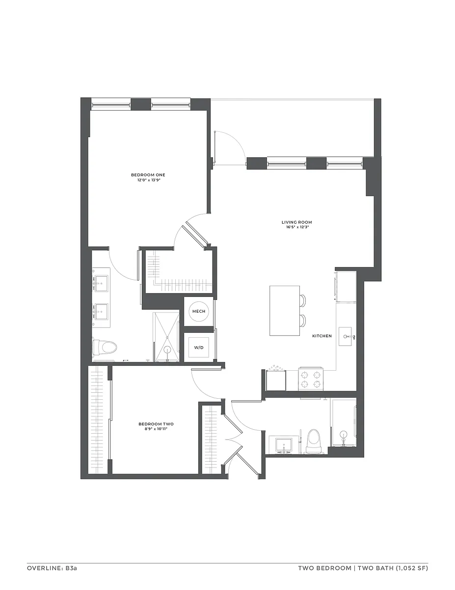 Floor plan B3a