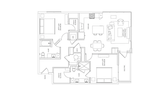 Floor plan B8T