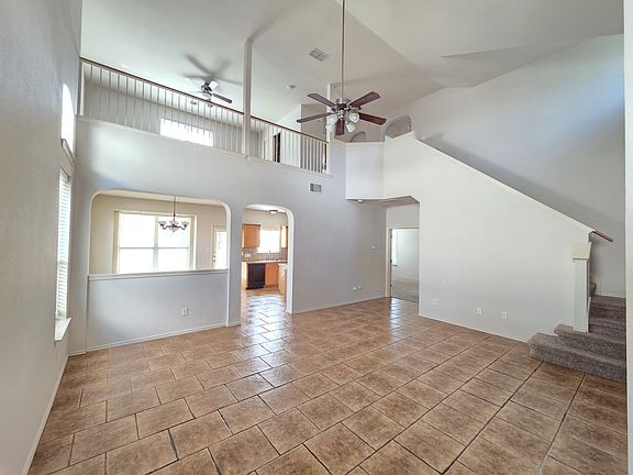 living room from front door