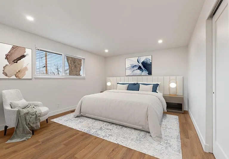 bedroom ~ virtually staged
