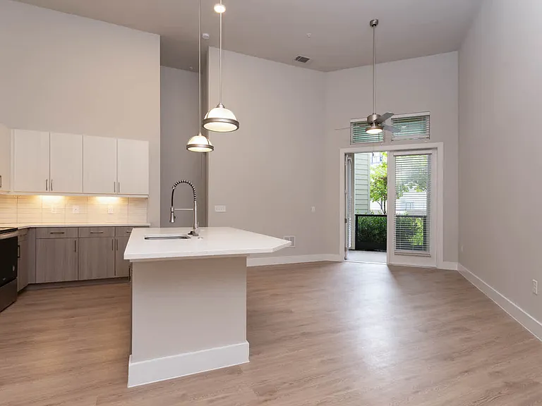 Living Room with Hard Surface Flooring
