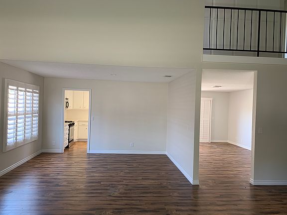 Living room, dining room.