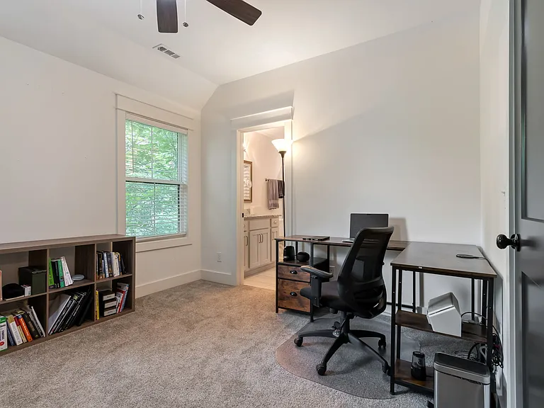 Desk and chair to remain.