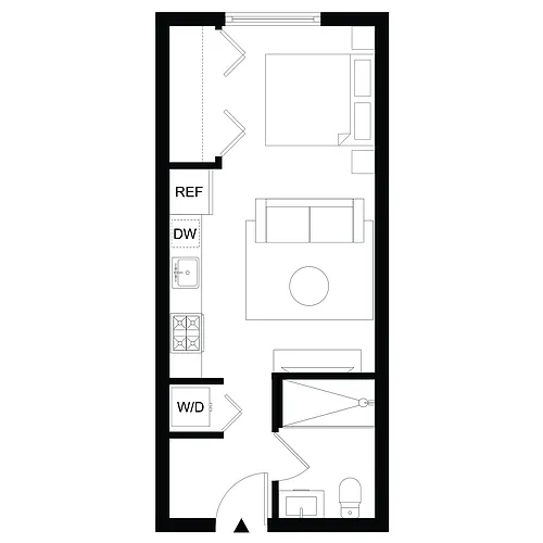Floor plan S3 - Furnished