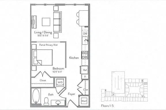 Floor plan S1B