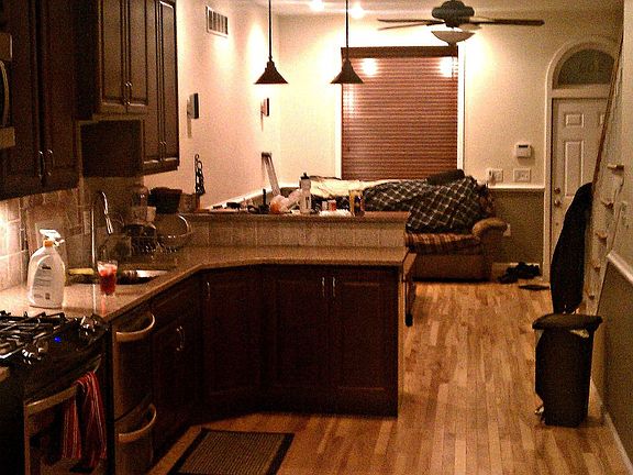 Kitchen and Living Room