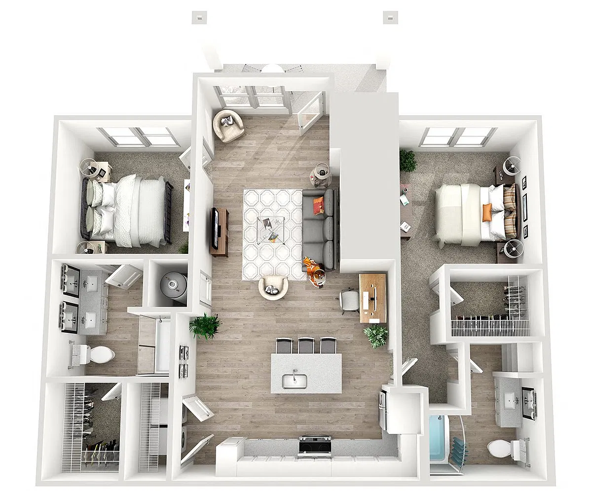 Floor plan B1A