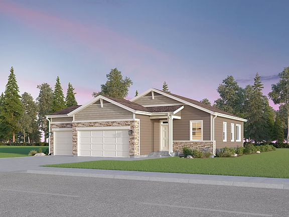 Mosaic 1 Elevation B at Barefoot Lakes in Firestone, CO