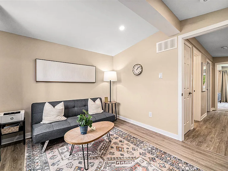 Spacious and functional den, suitable for remote work or relaxation in our Ottawa furnished rental.