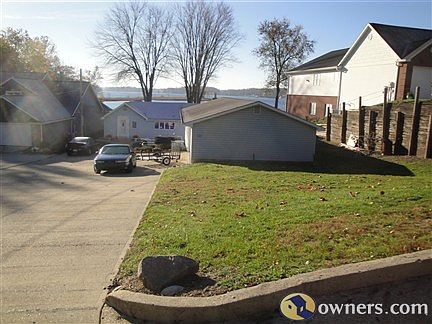 Back of Lake house and garage