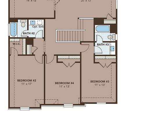 Capri Second Floor Plan