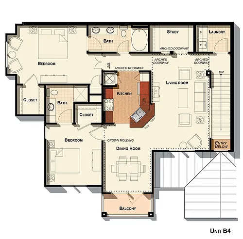 Floor plan B4