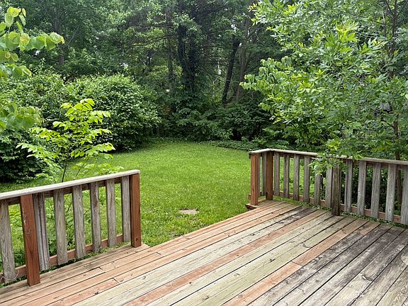 deck and back yard