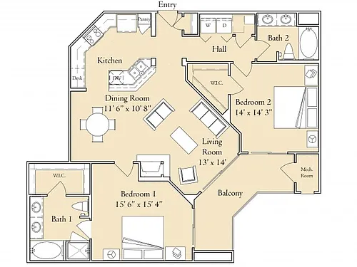 Floor plan 2 - Orchid