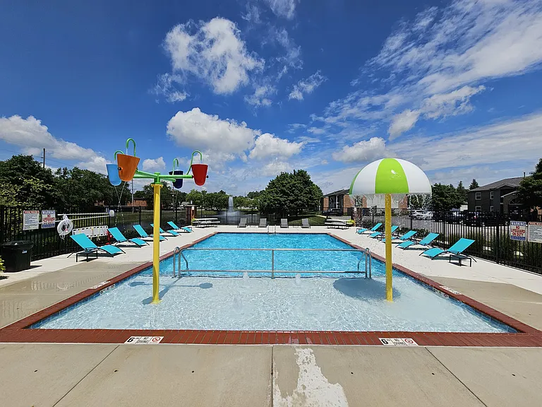Second Pool with Splash Pad