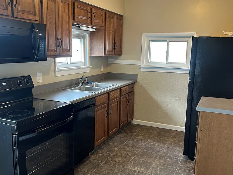 kitchen with new appliances