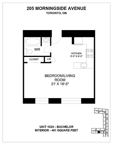 Floor plan 207-102A