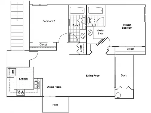 Floor plan Lily Delux