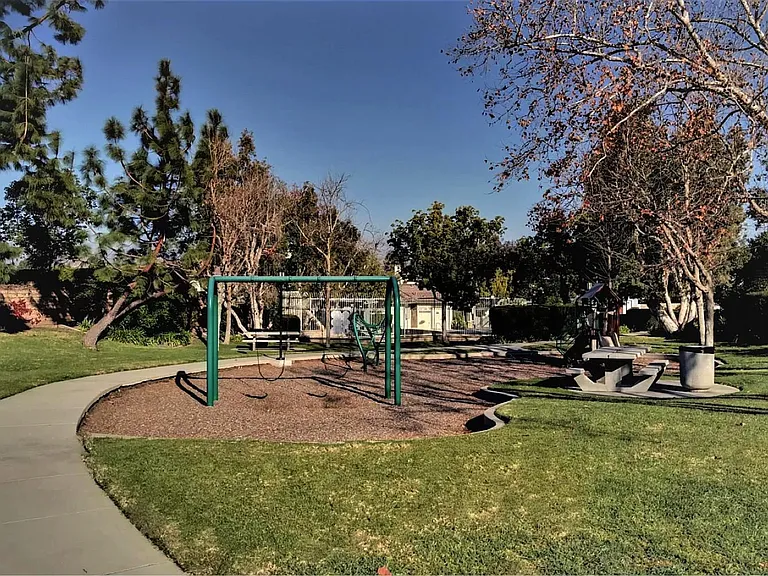 Quiet community park with gated pool and jacuzzi in the back