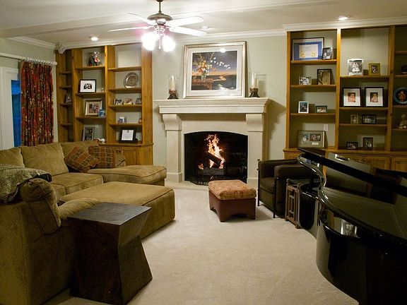 Family Room open to kitchen