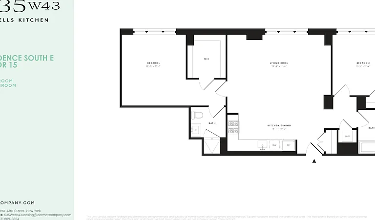 535 W 43rd St S #15E — Photo 33