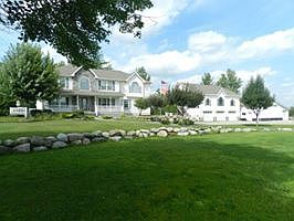 FRONT YARD W GARAGES