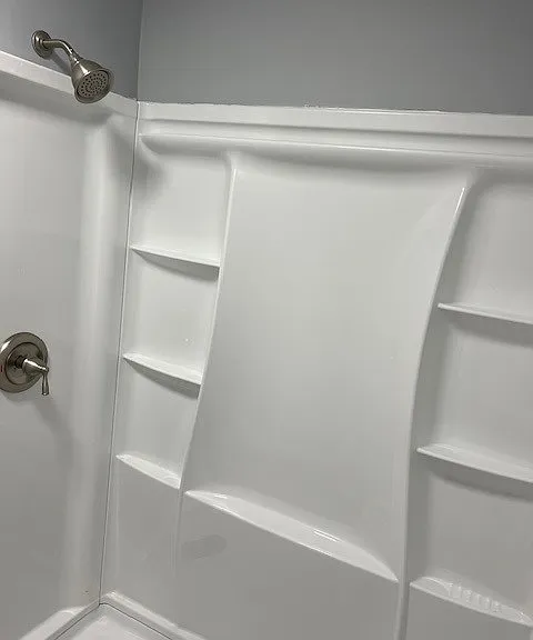 Downstairs shower