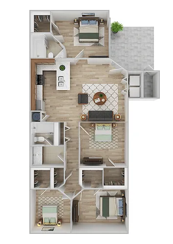 Floor plan D1