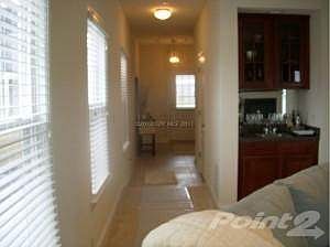 Entrance and wet bar