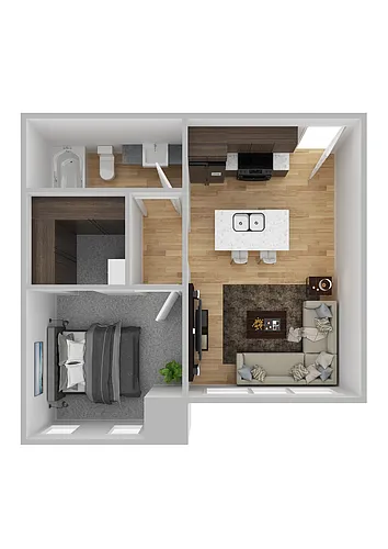 Floor plan 1 Bedroom