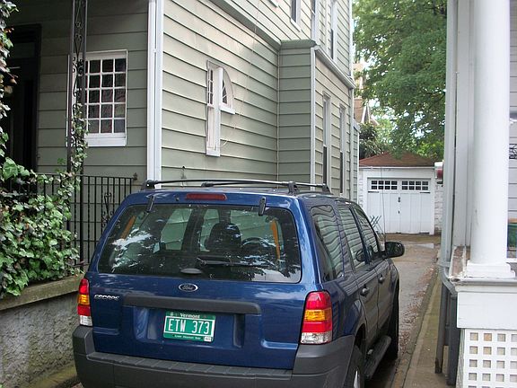 Private Driveway (garage in rear)