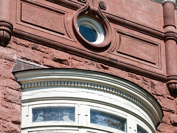 Bay Window with roundel eyebrow window