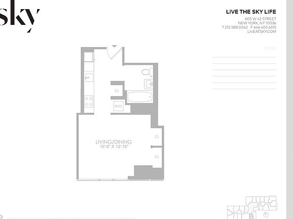 2nd image of 605 W 42nd St APT 48N