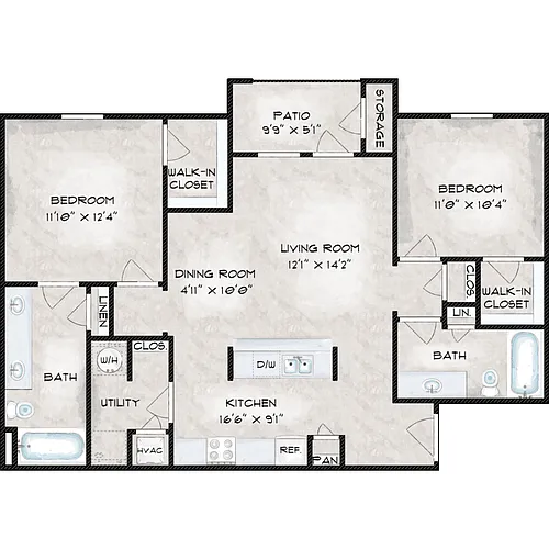 Floor plan B1