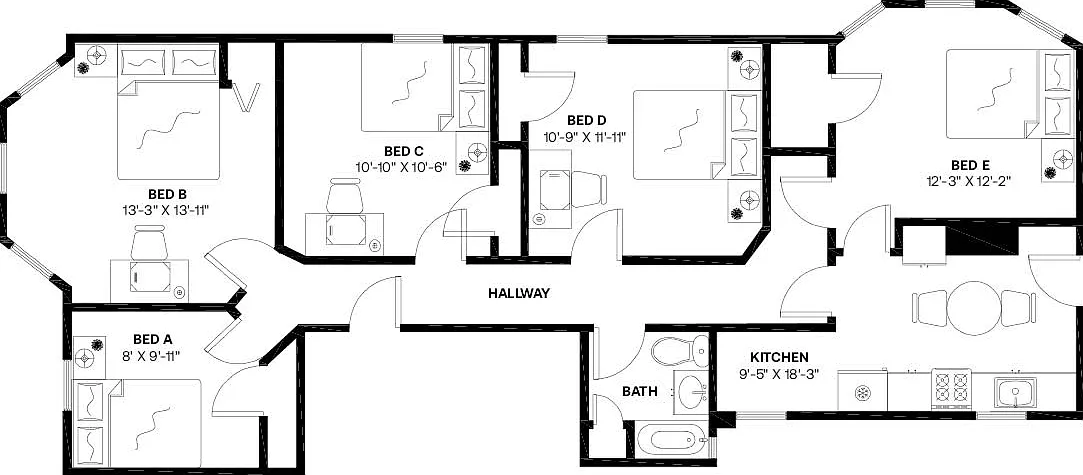 4 bed, $2,800 — Photo 1
