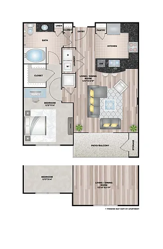 Floor plan The Rochepot - Renovated