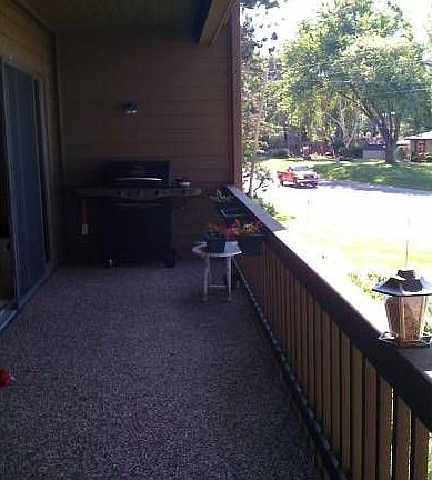 Grill on balcony