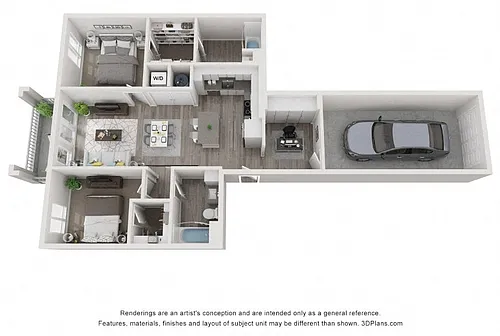 Floor plan B1B