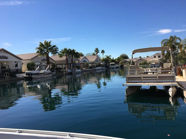 One of the numerous canals