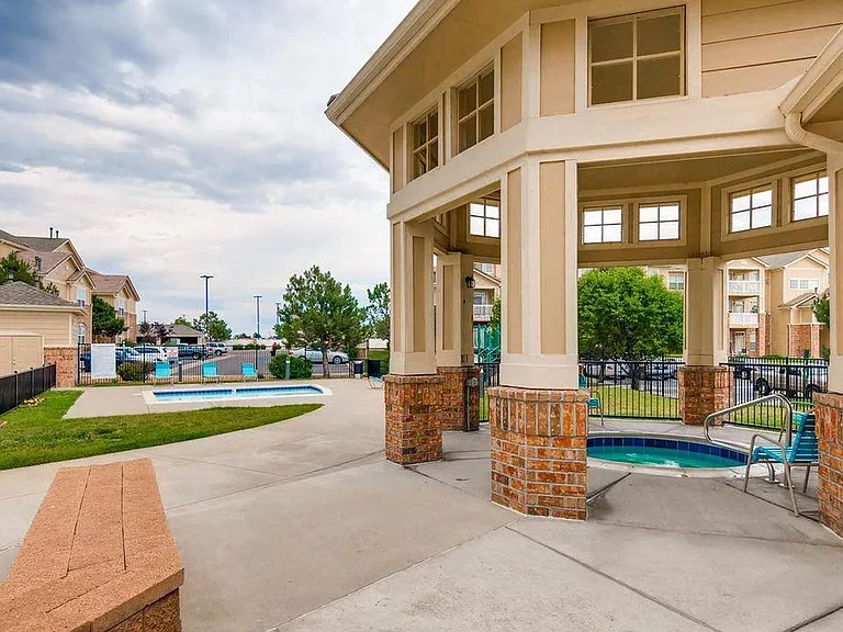 Hot tub and kiddie pool