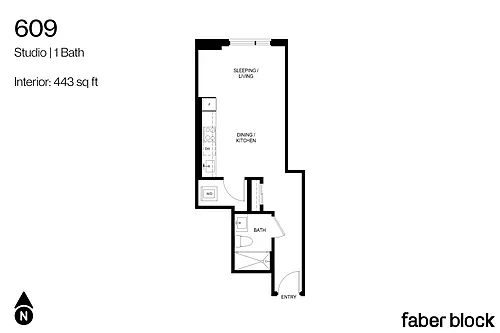 Floor plan 609