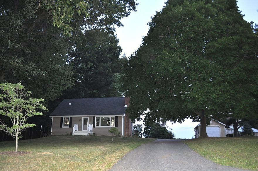 1 acre lot, with beautiful old trees