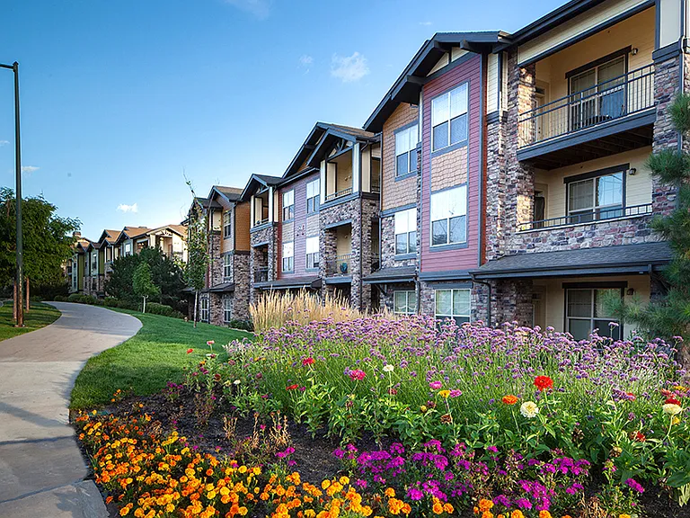 Beautiful landscaping throughout the community