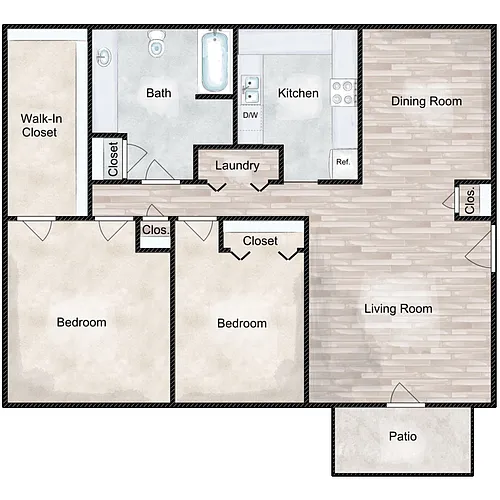 Floor plan The Pine/The Reed