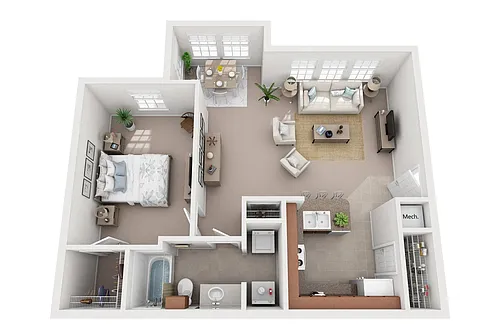Floor plan The Azalea Renovated