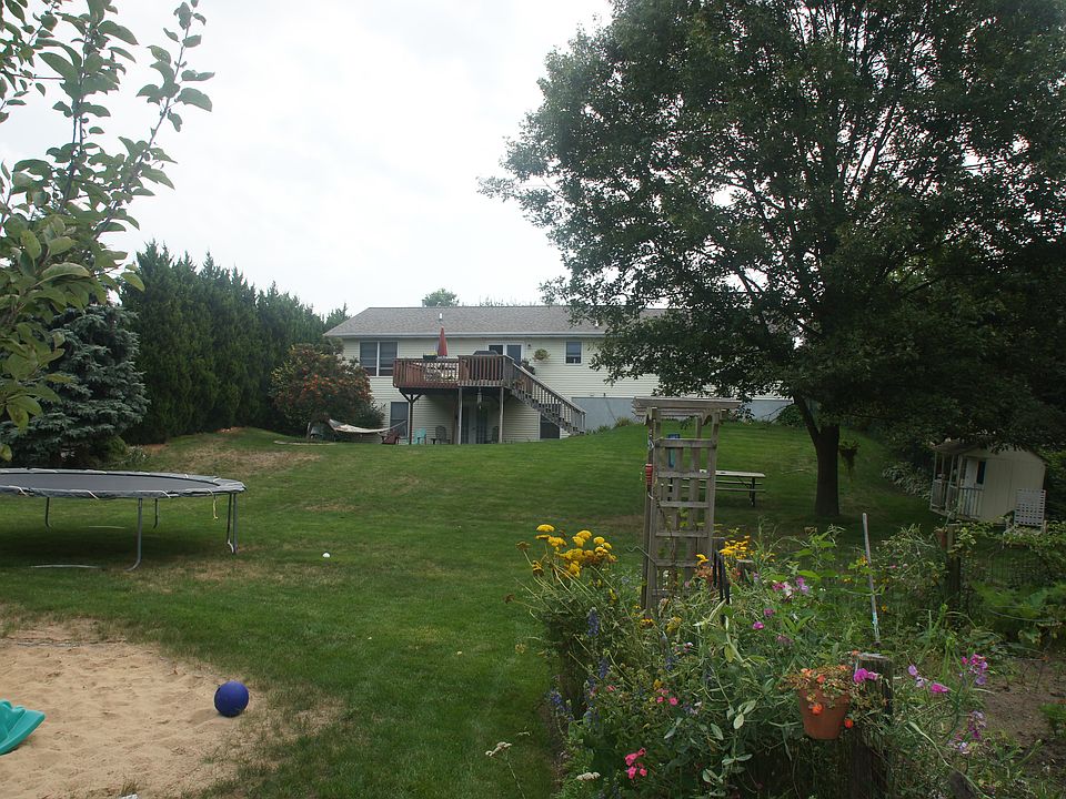 View of house and backyard.