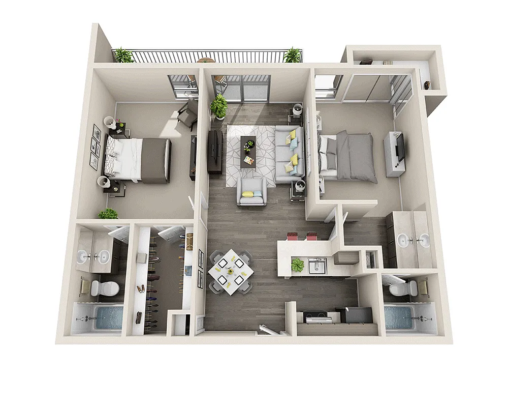 Floor plan Backbay (B2B-S)