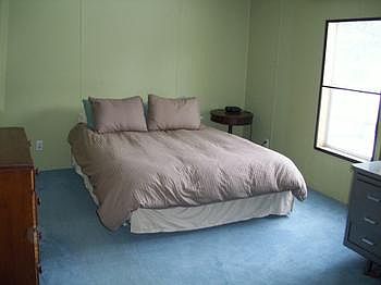 Maser bedroom with walk-in closet and it's own bathroom.